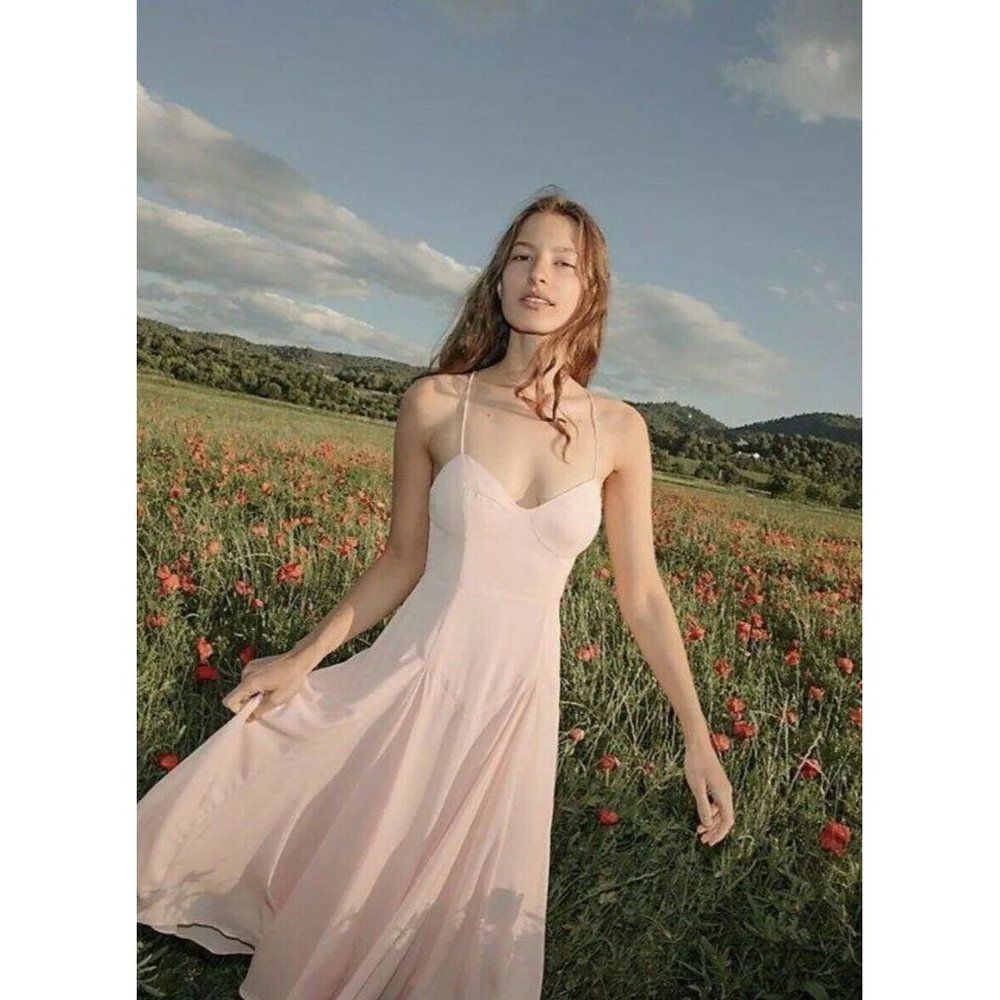 FREE PEOPLE FAME & PARTNERS THE DEAN MIDI DRESS